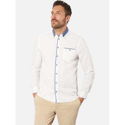 Businesshemd BABISTA "Hemd ROMANTENTO", Herren, Gr. XXL, weit, weiß, Obermaterial: 100% Baumwolle CO., Hemden