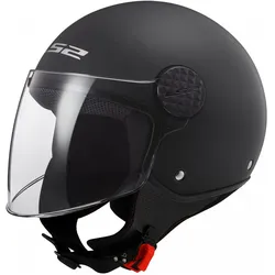 LS2, Motorradhelm, Jet-Motorradhelm SPHERE II SOLID Matt Black, L (L, 59 - 60 cm)