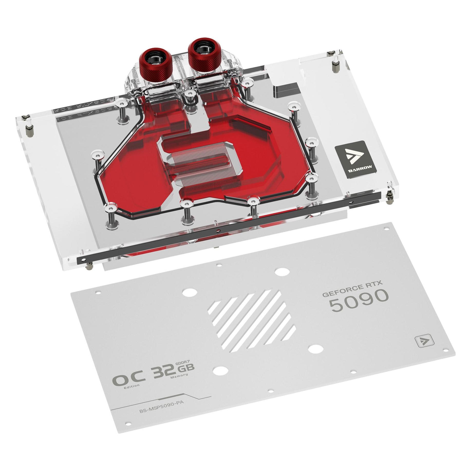 Barrow MSI Suprim 5090 GPU-Wasserblock - weiss (BS-MSP5090-PA W)