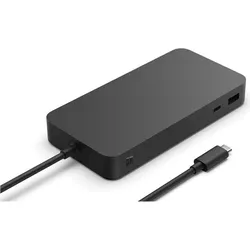 Microsoft Surface Thunderbolt Dock (USB-C, 8 Ports), Dockingstation + USB Hub, Schwarz