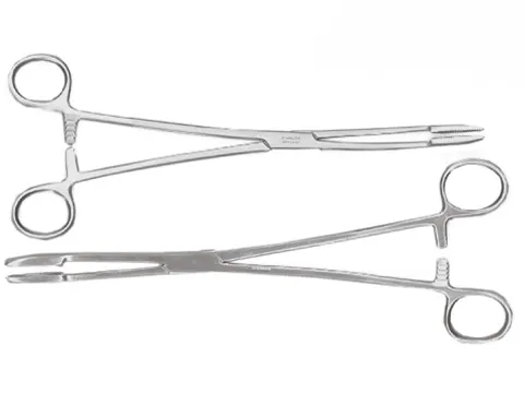 Zepf medical instruments GmbH Kornzange nach Gross-Maier, gebogen, mit Sperre, 22,0 cm 16-1101-22