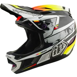 Troy Lee Designs D4 Carbon MIPS Lined Up Downhill Helm