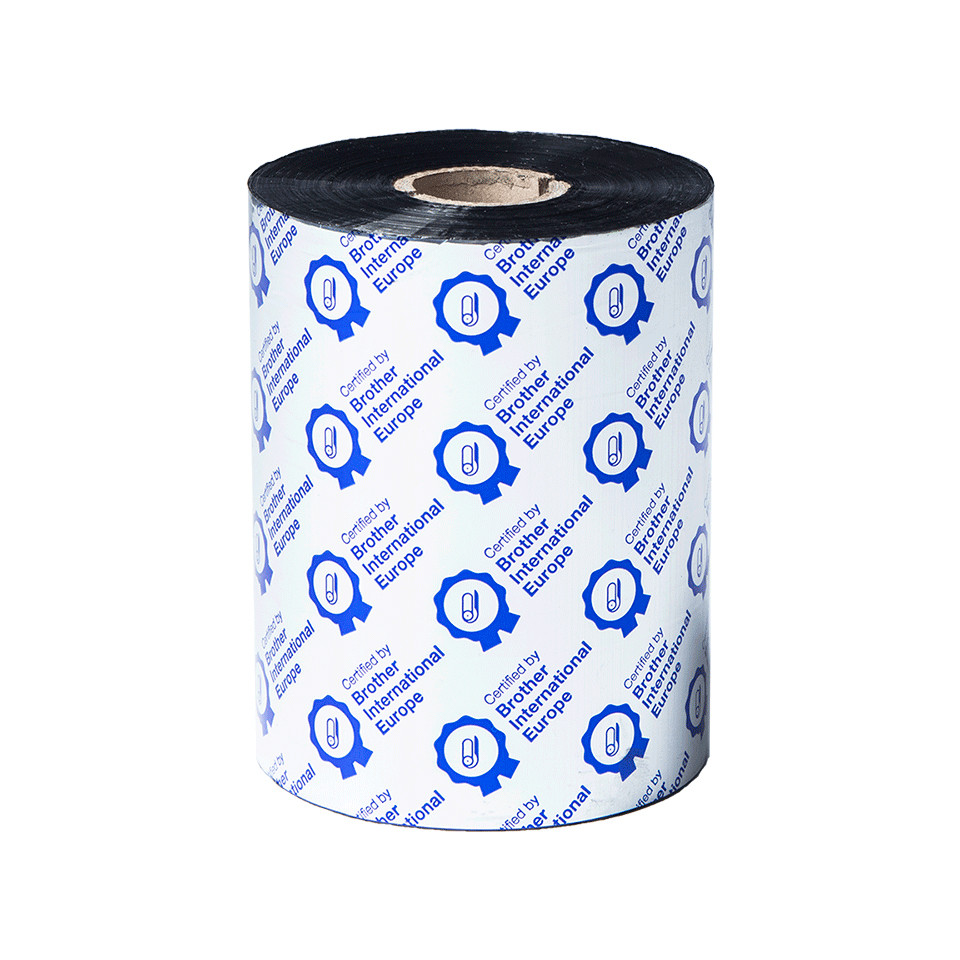 Brother Premium Thermotransferlint Zwart 110 mm x 600 m (6 stuks) geschikt voor Brother TD-4420, TD-4520, TD-4650, TD-4750 en Titan Industrial Printer TJ-4520, TJ-4522