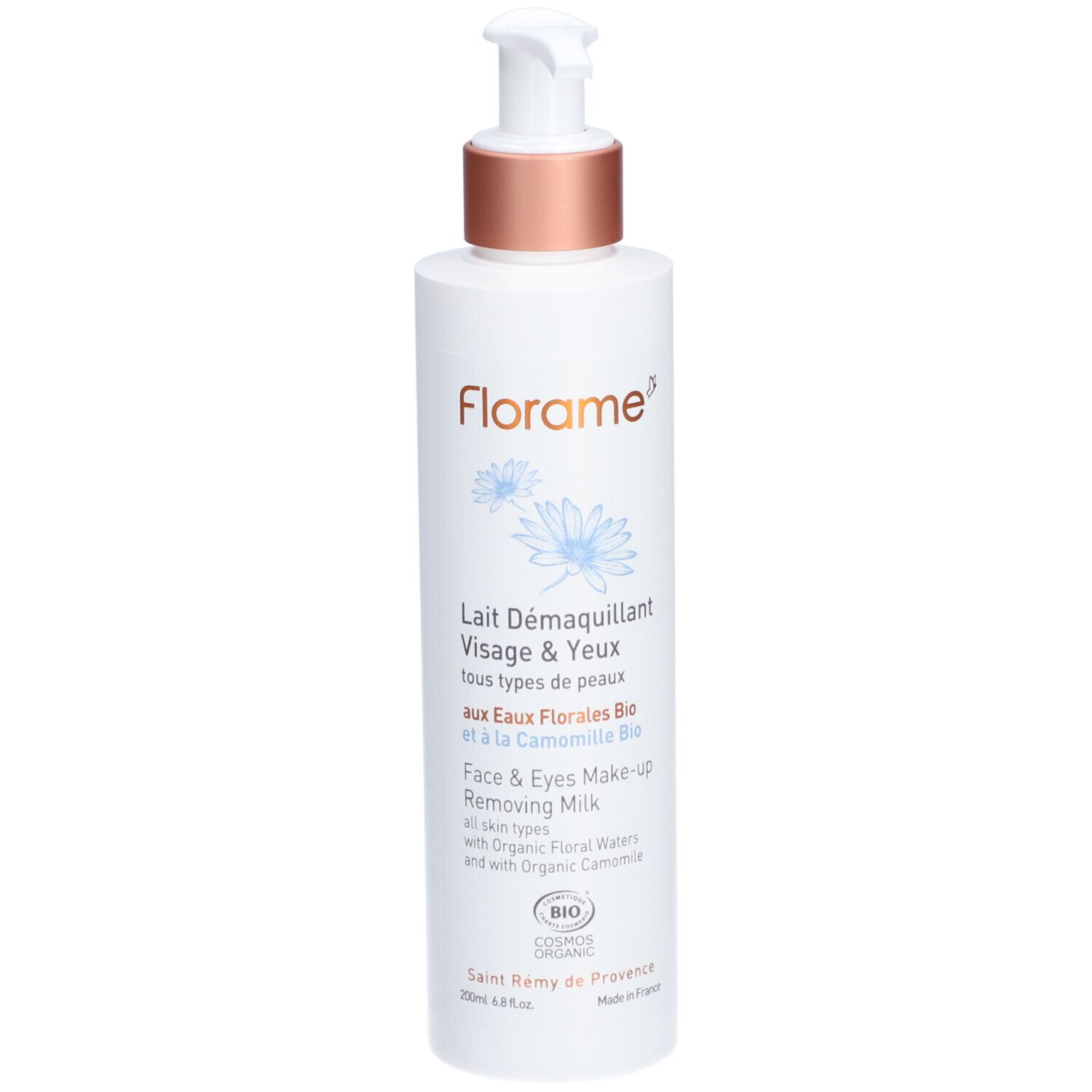 Florame Lait Demaq Vis/Yeux 200Ml 200 ml Milch