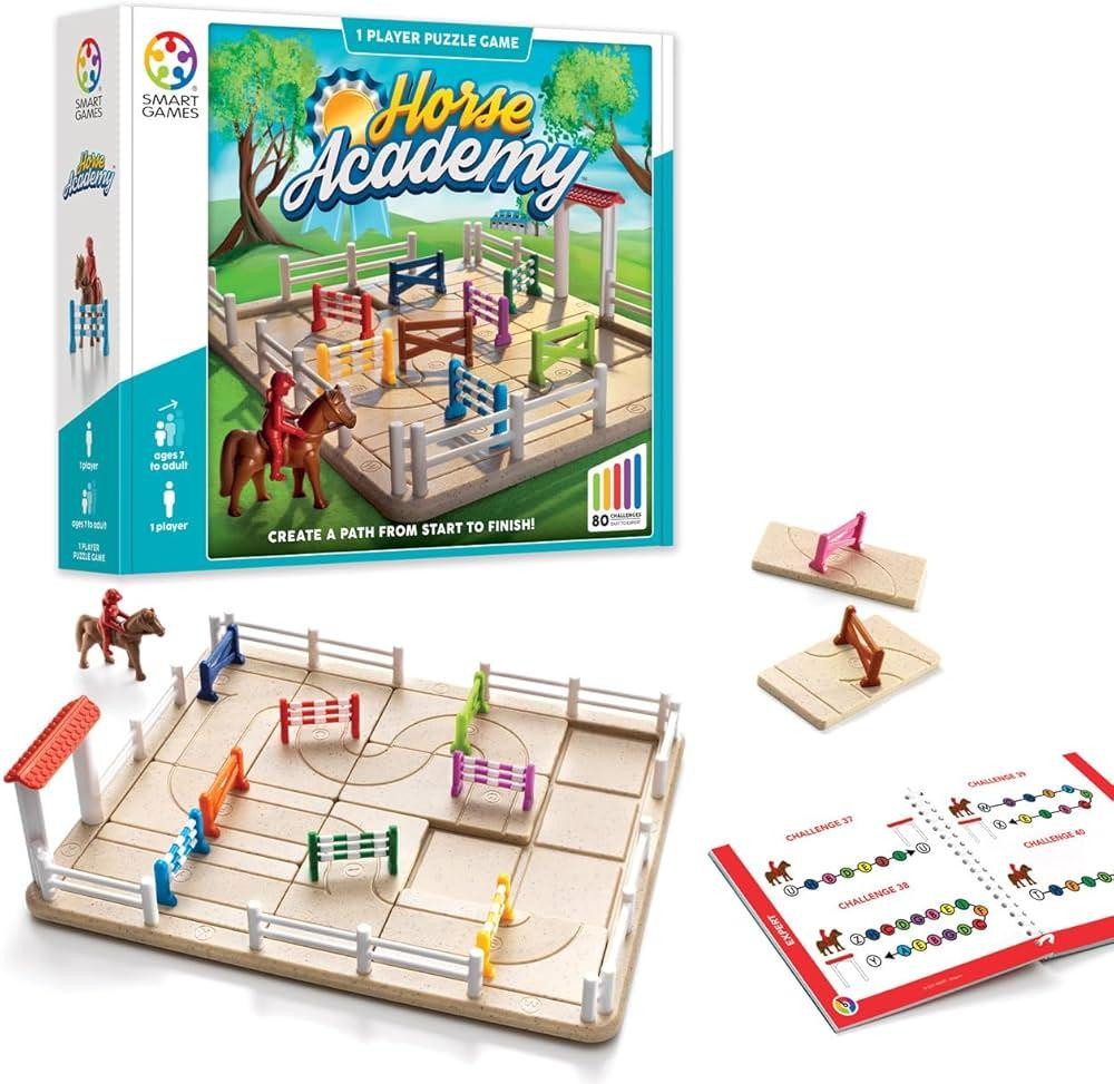 Smart Games Horse Academy – Logica spel met 80 uitdagingen