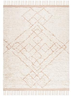 SAFAVIEH Handmade Casablanca Shag Timmy Tribal Wool Rug
