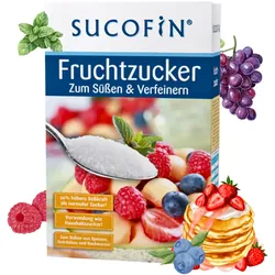 SUCOFIN Fruchtzucker 500g Frucht Zucker