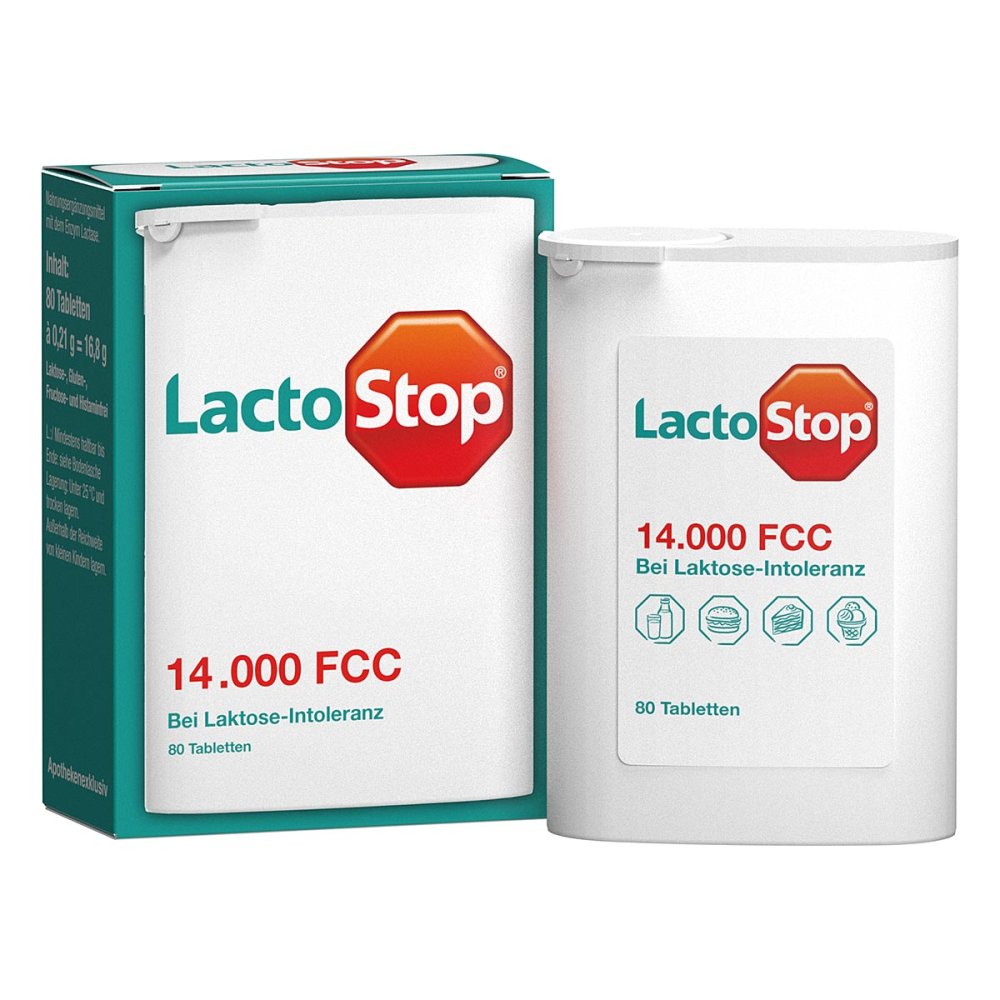 MIBE GmbH Arzneimittel Lactostop 14.000 FCC Tabletten im Spender 09718265