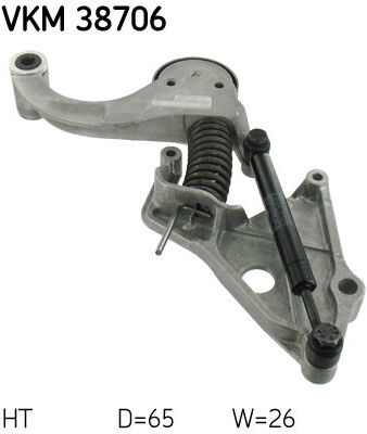 Galet Tendeur De Courroie Skf Vkm 38706