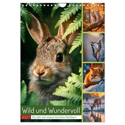 Wild und Wundervoll (Wandkalender 2027 DIN A4 hoch), CALVENDO Monatskalender
