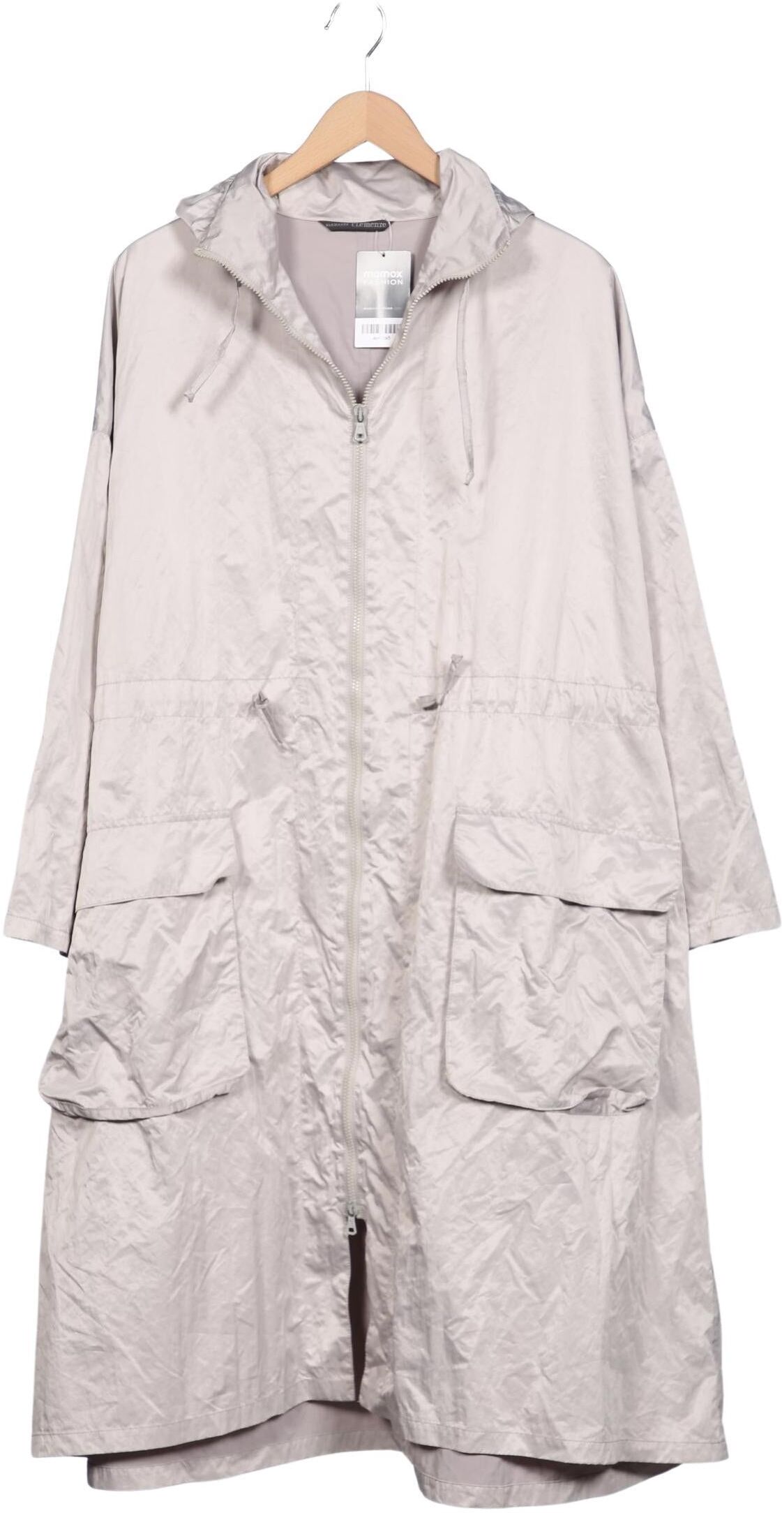 Elemente Clemente Damen Mantel, Beige, Gr. EU 42, Synthetik - Second Hand