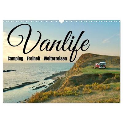 Vanlife, Camping - Freiheit - Weiterreisen (Wandkalender 2027 DIN A3 quer), CALVENDO Monatskalender