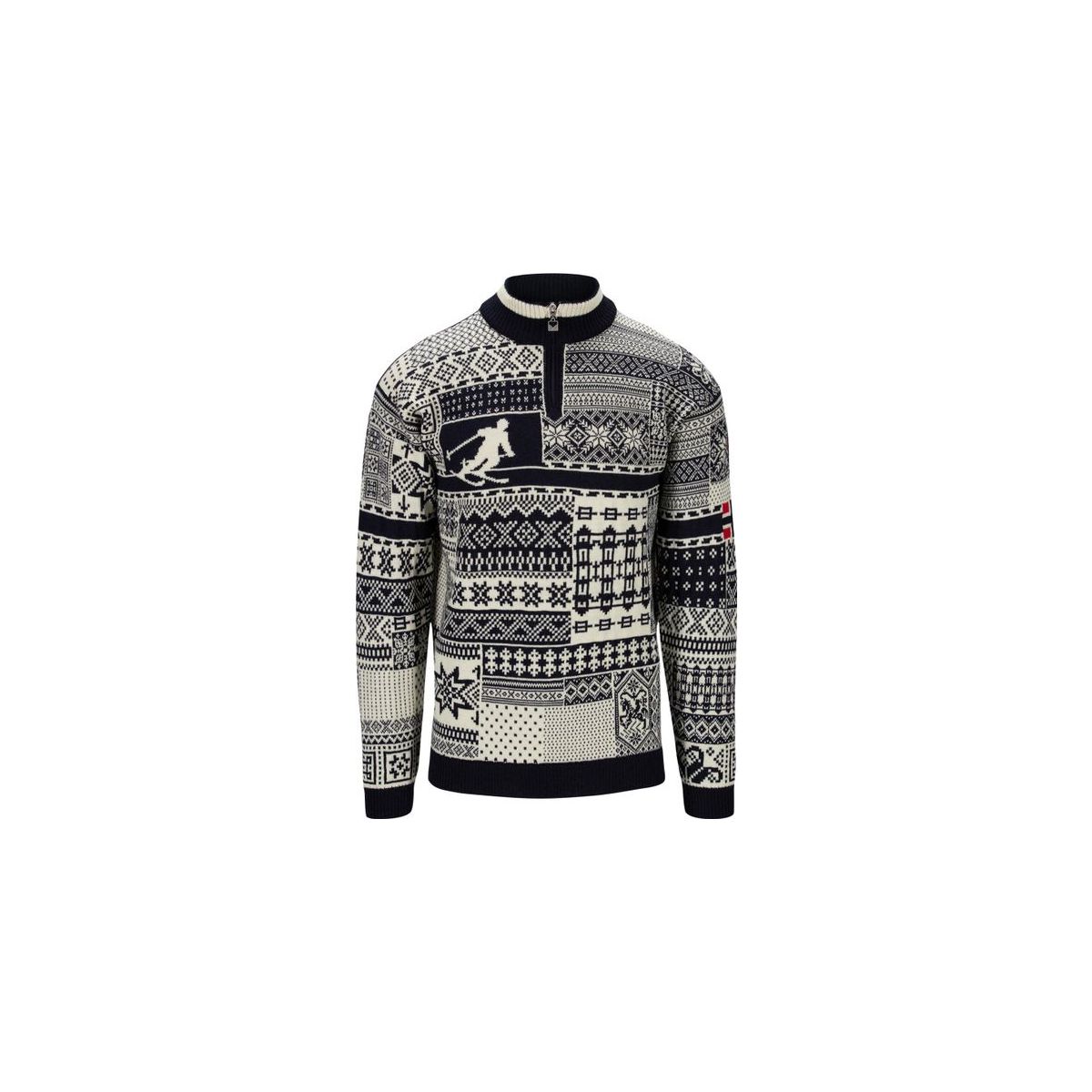 Dale of Norway History Sweater navy offwhite raspberry (C) XS 94931-C-XS