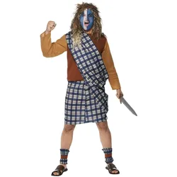 Smiffys Braveheart Schotte Kostüm (L)