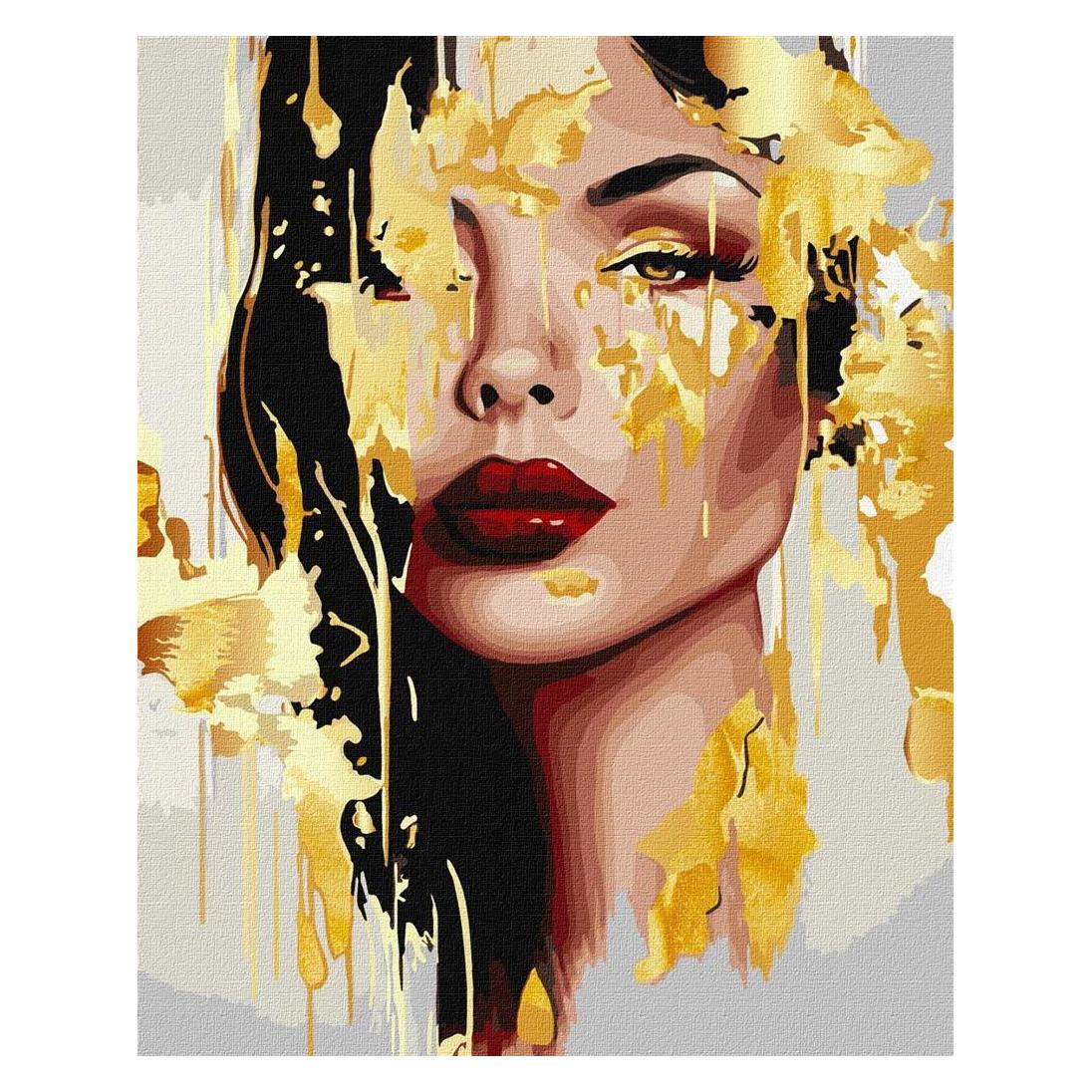 Ideyka Malen nach Zahlen, 40x50 cm, metallic, überirdische Schönheit, 1 Stück, in ein (49810750)