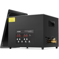 VEVOR 1 5L Ultraschallreiniger, 360 W digitales Ultraschallreinigungsgerät mit Schonmodus, 40 kHz industrieller Ultraschallreiniger mit Heizung und Timer für Halter, Schmuck, Werkzeuge