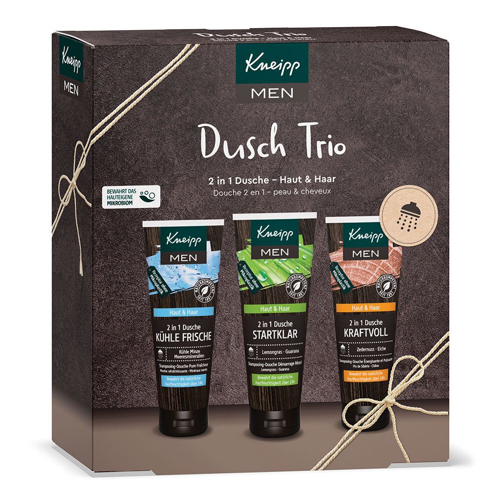 Kneipp MEN Dusch-Trio 3x75 ml Kombipackung