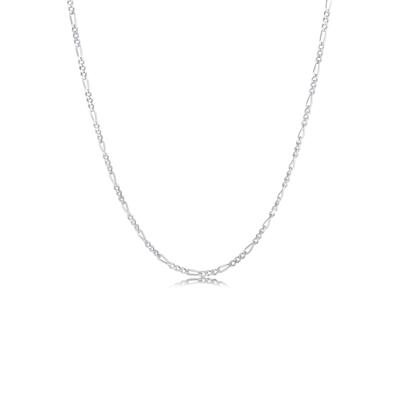 Silberkette KUZZOI "Halskette Herrn Figaro Oxidiert Massiv Mann 925 Silber" Gr. 60, silber, Halsketten, Herren, 60, ohne Stein, Silber 925 (Sterlingsilber), Silberkette