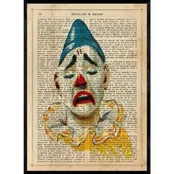 POSTER Clowns A4 Rahmenlos