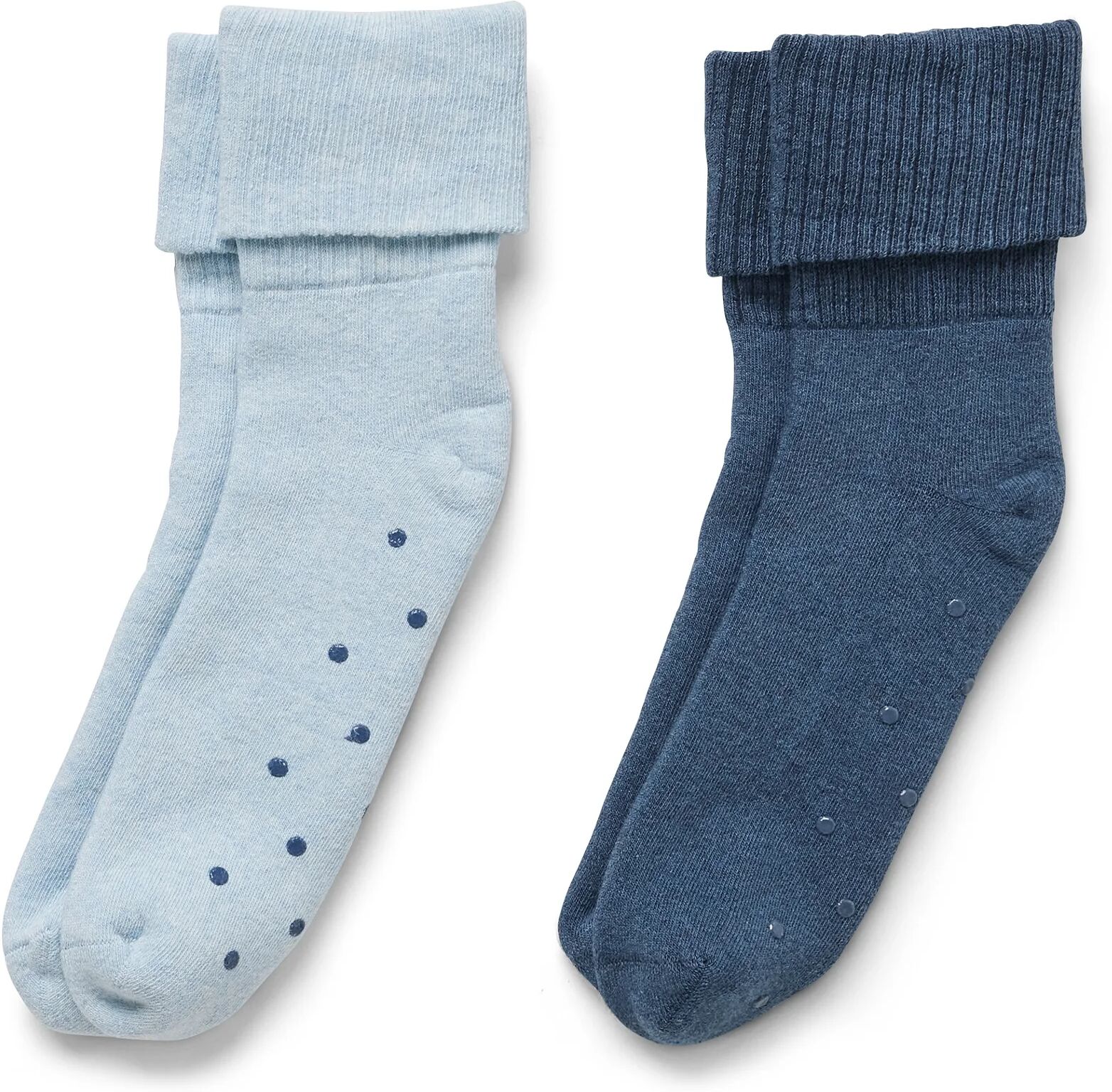 Tchibo - 2 Paar Stoppersocken - Damen - Gr. 35-38 - hellblau