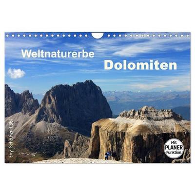 Weltnaturerbe DOLOMITEN (Wandkalender 2026 DIN A4 quer), CALVENDO Monatskalender