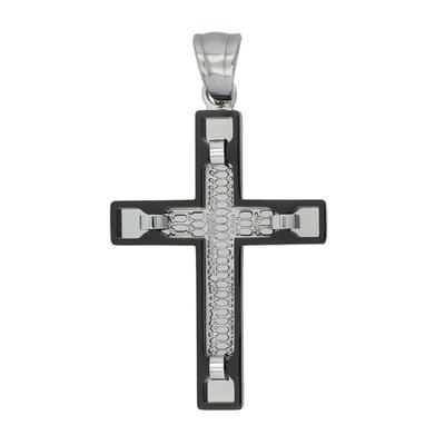 Kettenanhänger ADELIA´S "Anhänger – Kreuz Kreuzanhänger aus Edelstahl", silber, Schmuckanhänger, Damen, Edelstahl, Kettenanhänger, Ein kleines Geschenk mit großer Wirkung