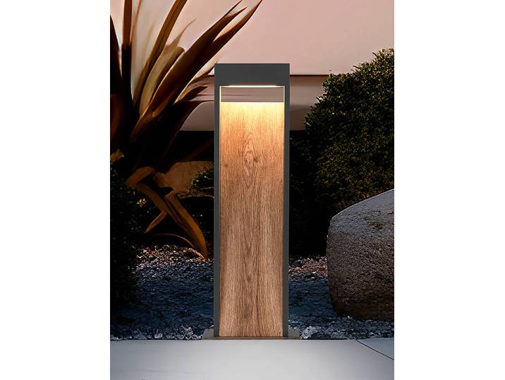 Lampe de chemin Salmon 22 x 60 x 10cm Marron