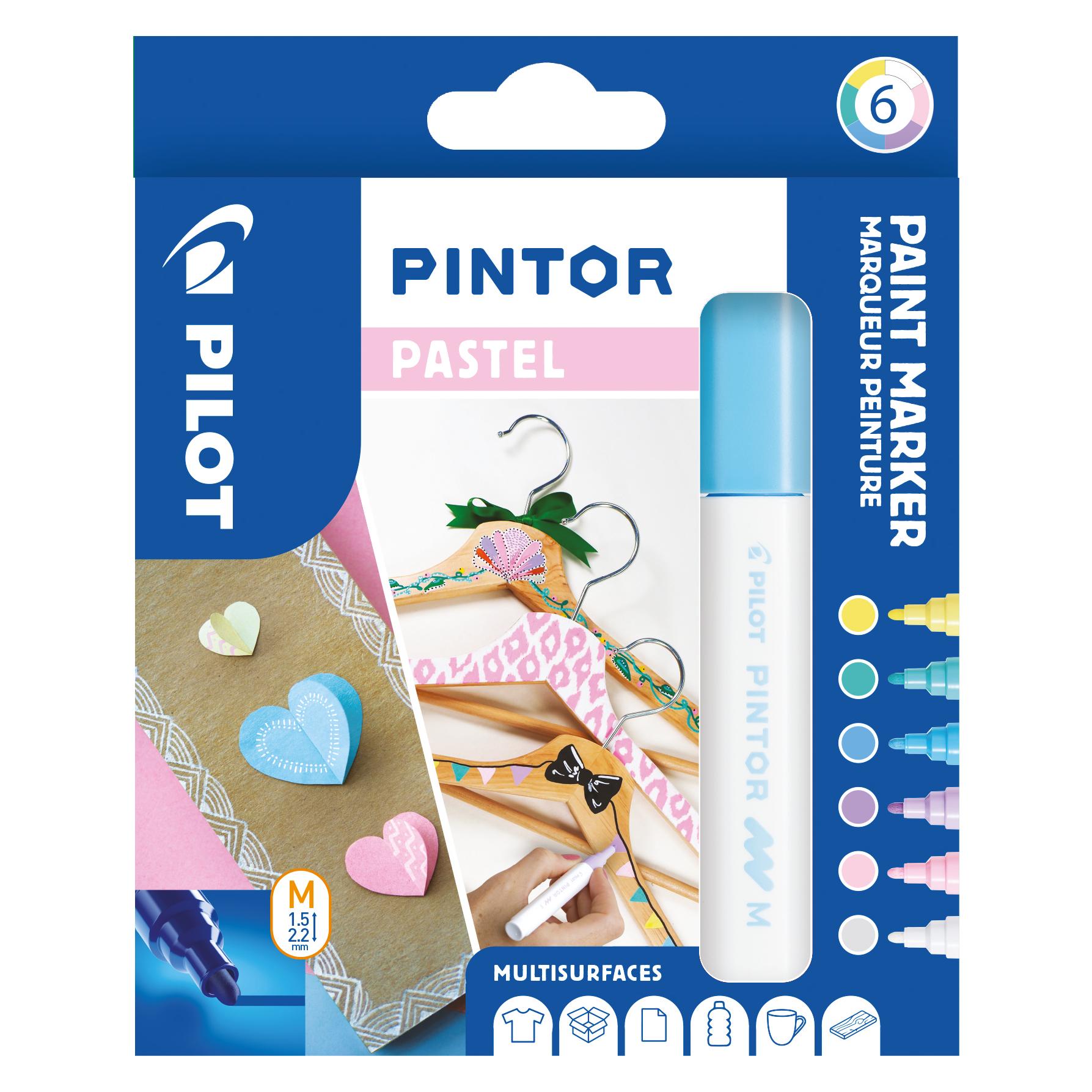 Pilot Pintor Medium Set à 6 Pastell (6x) (S6/0517474)