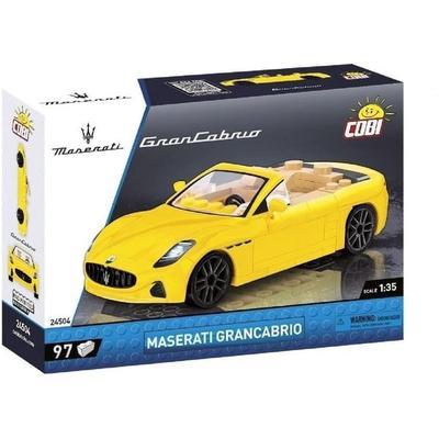 COBI 24504 - Maserati GranCabrio, gelb, Luxus-Sportwagen, 1:35, Bausatz