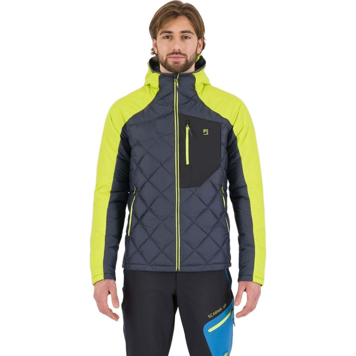 Karpos Lastei UP Jacket woodl.gray/acid lime (038) XXL 2511044-038-XXL