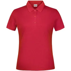 Damen Basic Polo Lady - 3XL - red