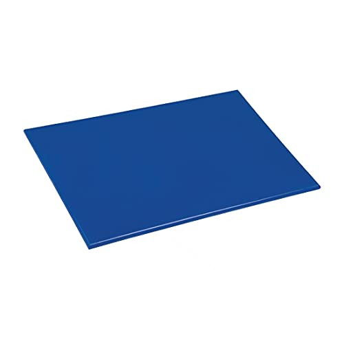 Hygiplas Antibacteriële LDPE Snijplank Blauw 450 x 300 x 10 mm voor ruwe vis