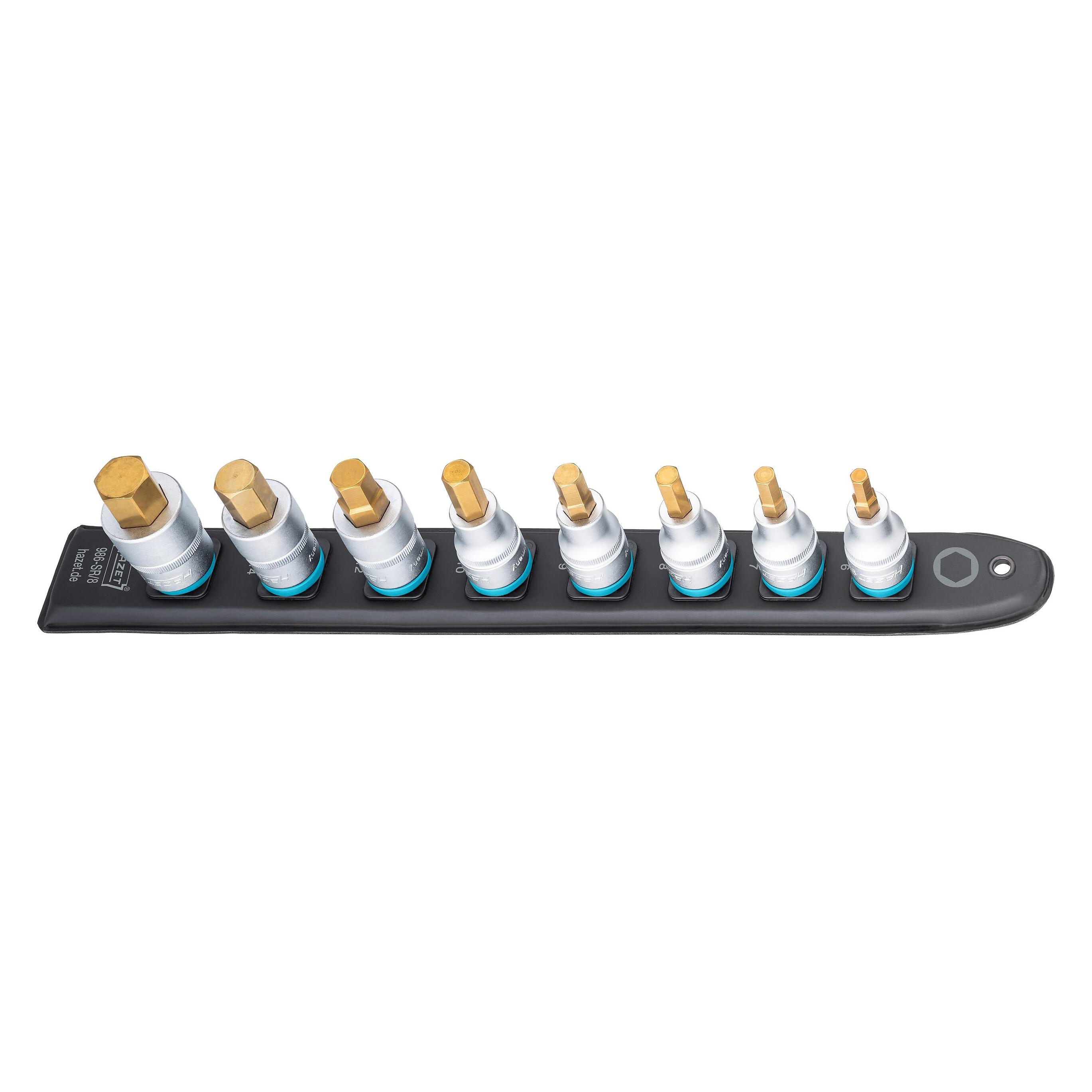 Hazet SmartRail Flexible Kunststoff-Steckleiste 986-SR/8 Vierkant12,5 mm (1/2 Zoll) Innen Sec... (986-SR/8)