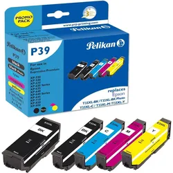 Pelikan, Druckerpatrone, Tinte Epson T33XL BK, PHBK, C, M, Y (C, M, Y)