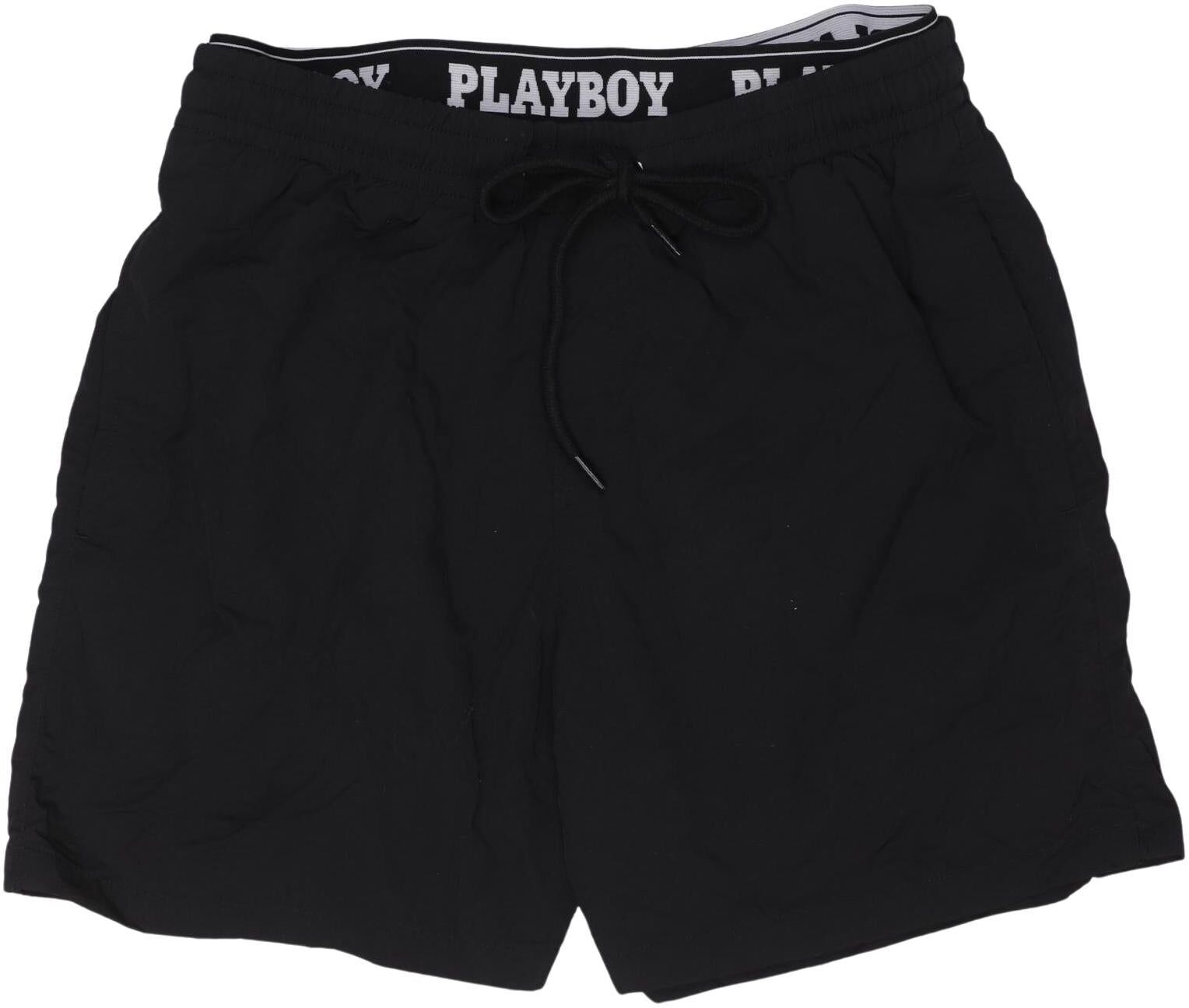Playboy Herren Shorts, Schwarz, Gr. S, Synthetik - Second Hand