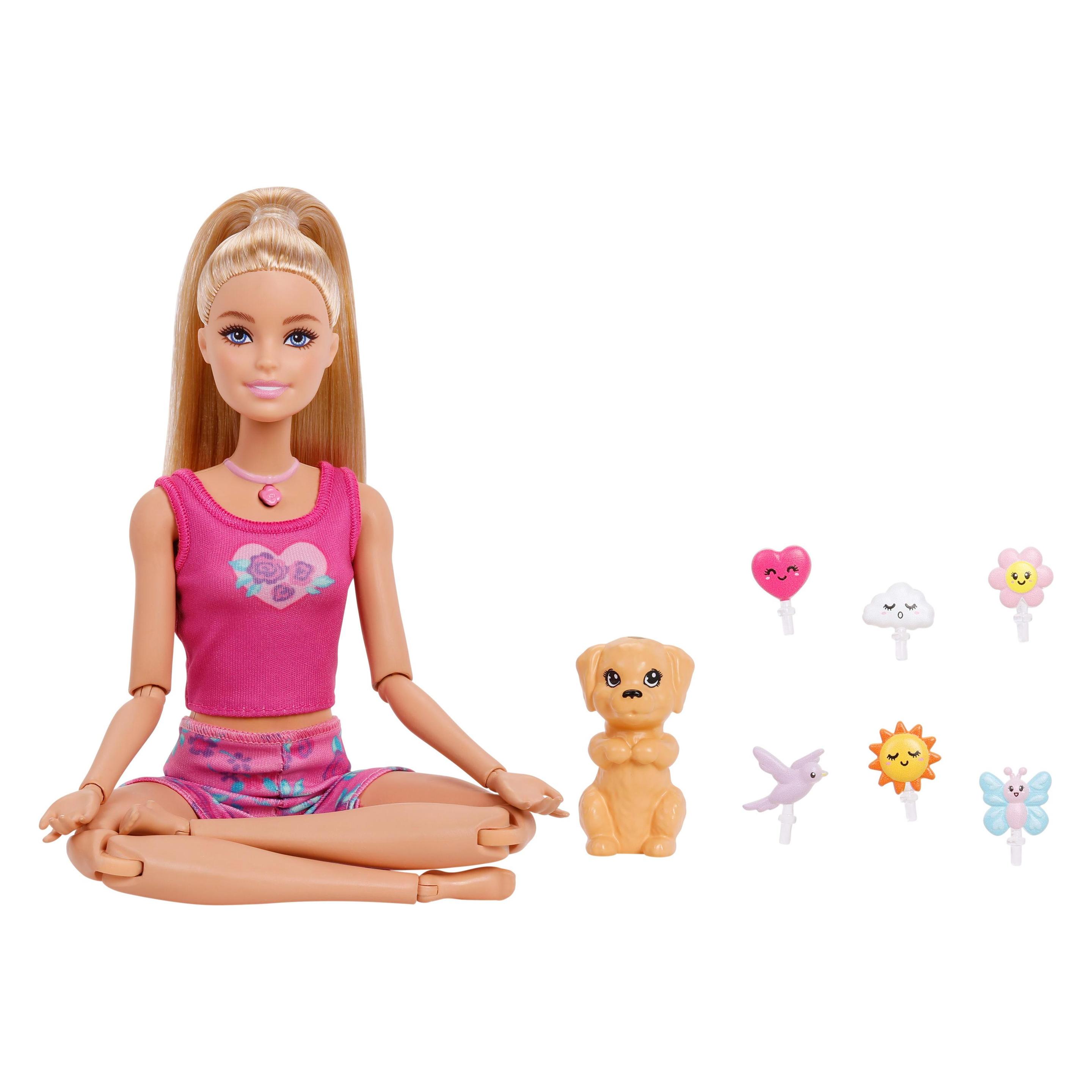 Mattel Barbie Achtsame Bewegungen Puppe und Zubehör (JJN55)