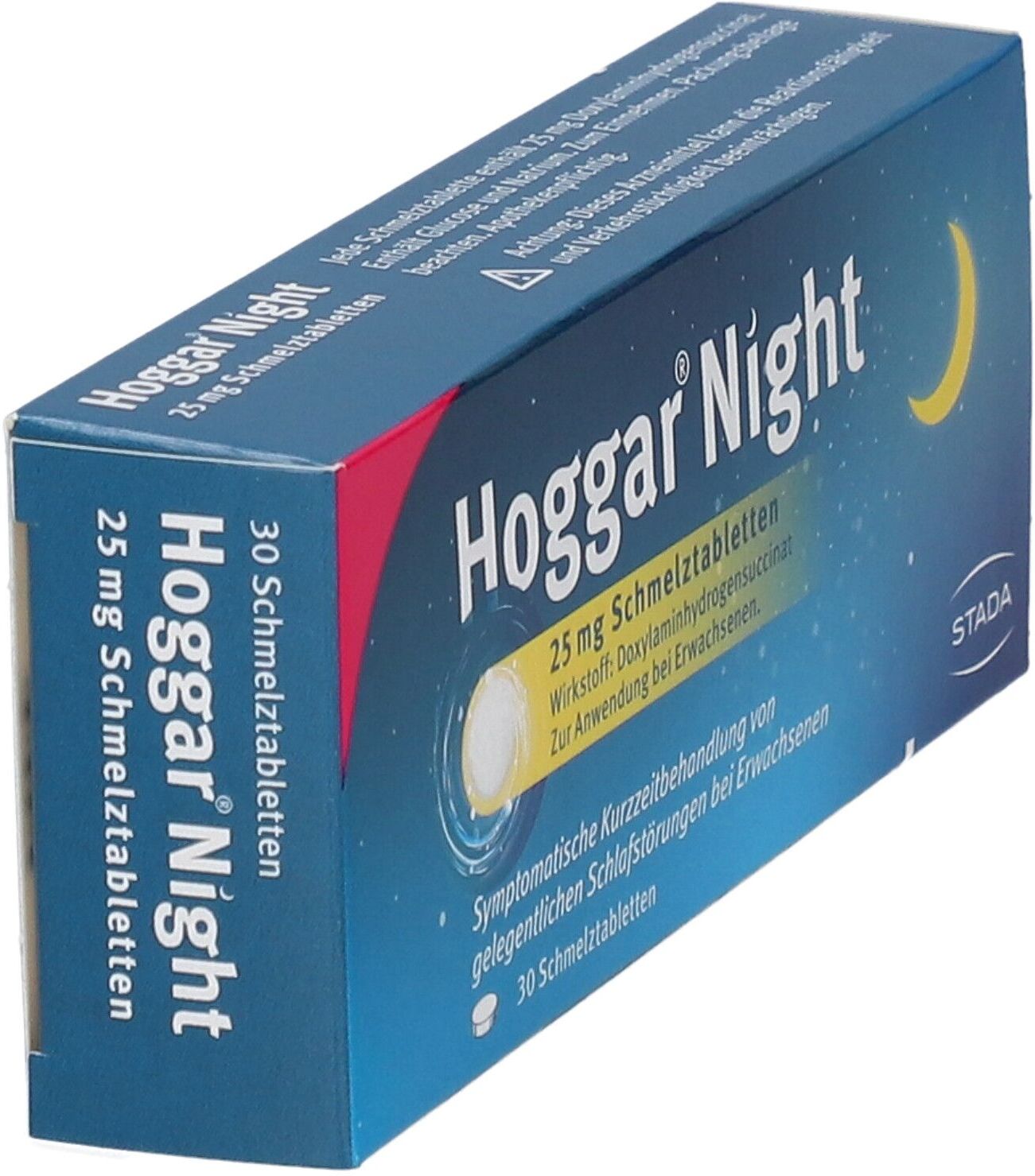 Hoggar® Night 25 mg Schmelztabletten bei Schlafproblemen 30 St 30 St Schmelztabletten