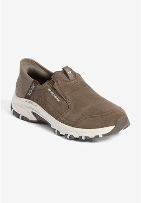 Women's The Slip-Ins™ Hillcrest Sunapee Trail Sneaker by Skechers in Dark Taupe Medium (Size 8 M)