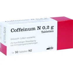 Coffeinum N 0.2G 50 ST