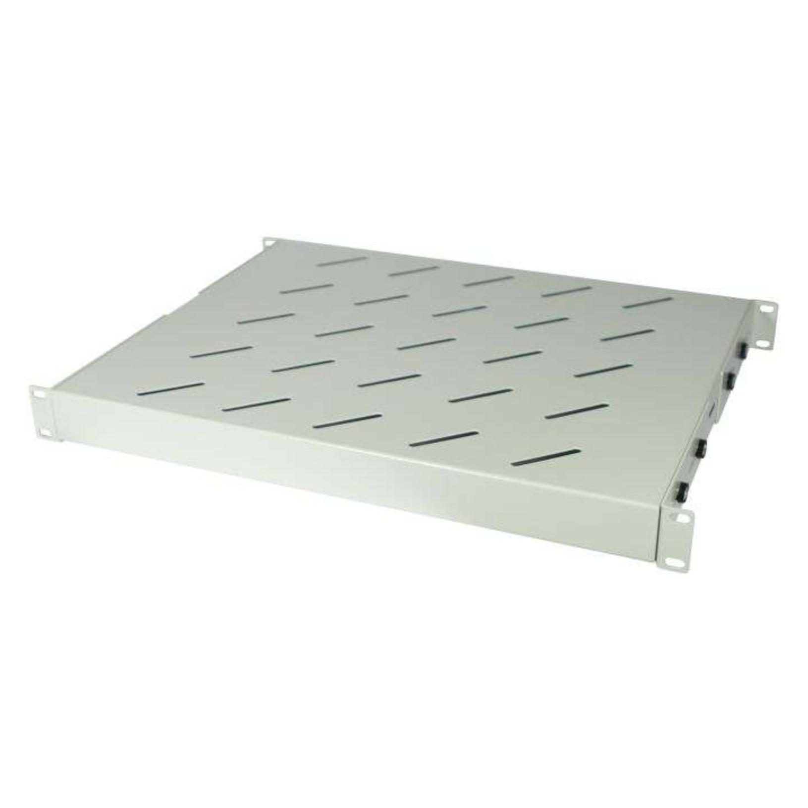 Allnet 48,30cm (19")zbh. Fachboden fest, für 1200mm Schrank tiefe, 1HE, Lichtgrau, t950-1050mm (ALL-S0002198)