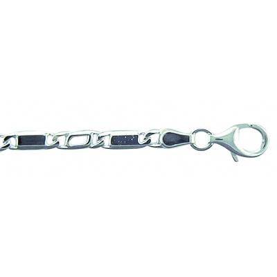 Silberkette ADELIA´S "Damen 925 Silber Fantasie Halskette 45 cm Ø 3 mm", silber, Halsketten, Damen, 45, Silber 925 (Sterlingsilber), Silberkette, Silberschmuck für Damen