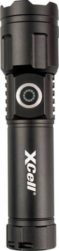XCell Lunalux Slim 150152 LED Taschenlampe mit Holster, mit Handschlaufe, mit Stroboskopmodus akkubetrieben 400lm 11.5h 150g