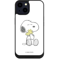 Nivocase Handyhülle für Apple iPhone 14 Hülle NIVOpure Case Schwarz Liebe Peanuts Snoopy (Apple iPhone 14), Smartphone Hülle, Schwarz
