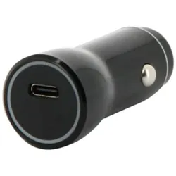 Mobilis KFZ-Adapter, USB-C KFZ-Adapter, USB-C, Eingang: 12-24 VDC, Ausgang: 5V 2.4A, separat bestellen: Ver, Auto Adapter, Schwarz