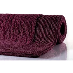 RHOMTUFT Badteppich PRESTIGE/EXQUISIT berry 80 x 160 cm