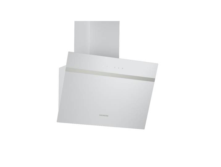 SIEMENS Kopffreihaube LC65KDK20 , Energieeffizienz: A, silber (weiß), B:59cm H:37,5cm T:32,5cm, Dunstabzugshauben, Geruchs- & geräuscharme Küche dank leisem Motor, Kopffreihaube