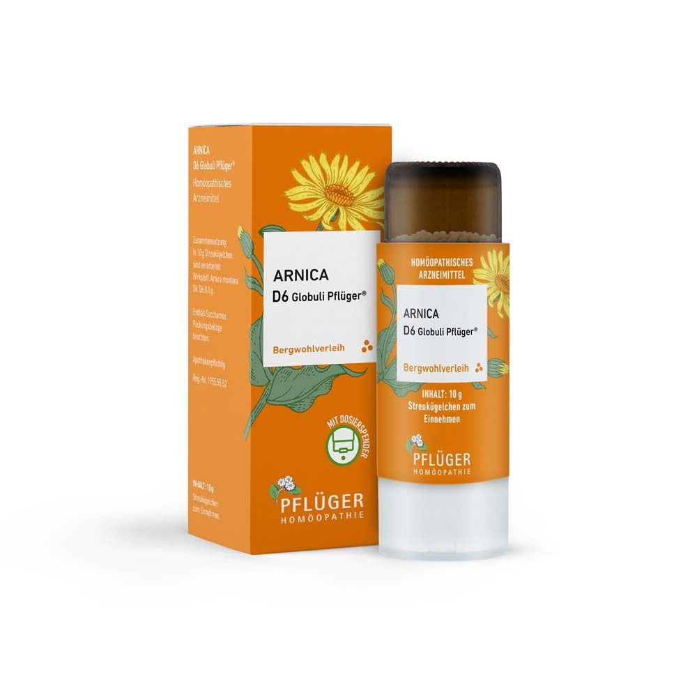 Arnica D 6 Globuli Pflüger Globulispender 10 g