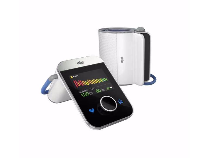 Braun ActivScan 9 BUA7200 Oberarm-Blutdruckmessgerät – Blutdruckmessgerät/Herzfrequenzmessgerät – schwarz / weiss