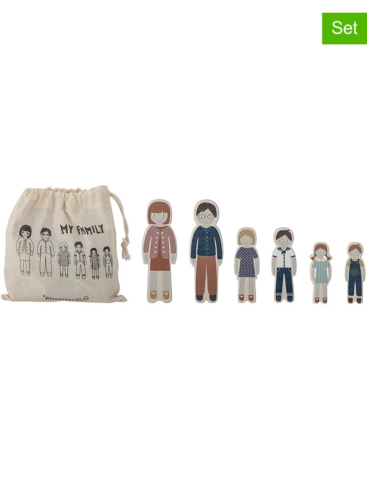 Bloomingville 6er-Set: Spielfiguren "Wilton" - ab 2 Jahren - onesize