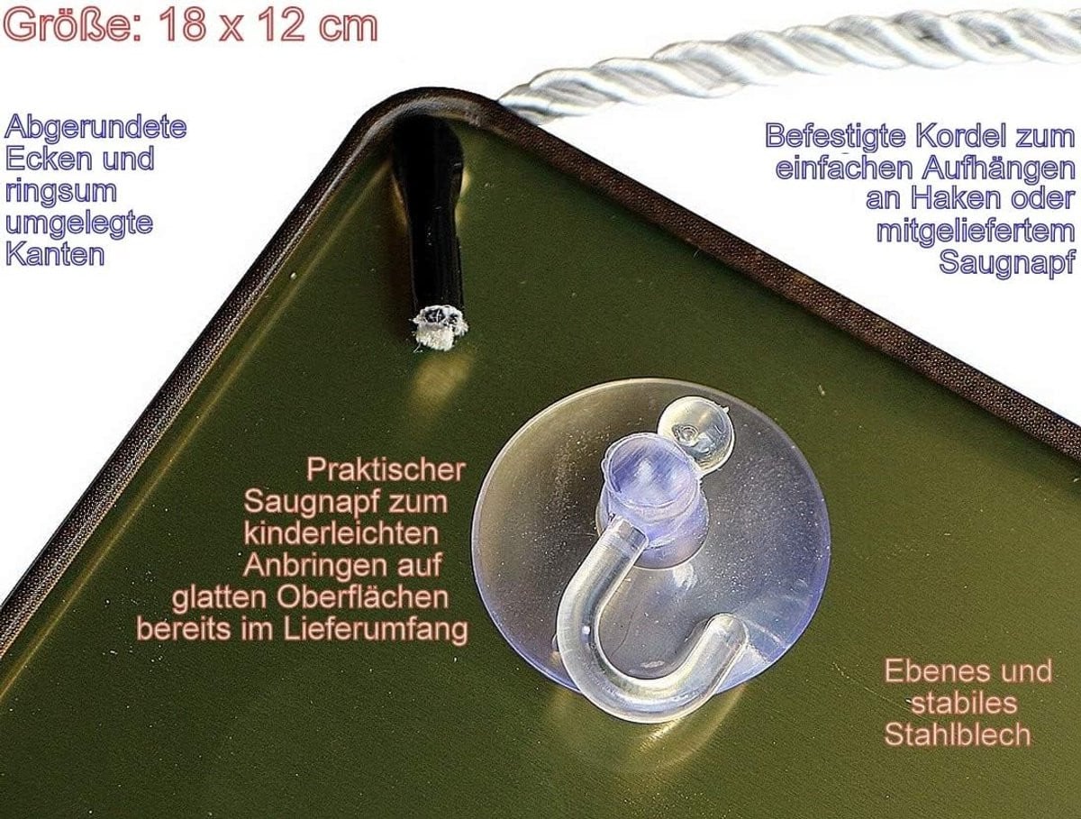 Metalen wandbord Corona Gicht Pest Beer helps After all 28 x 12 cm